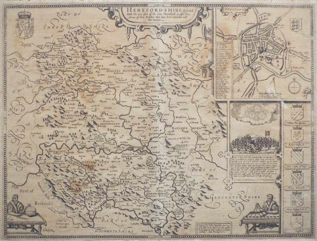 Map of Herefordshire - Speed